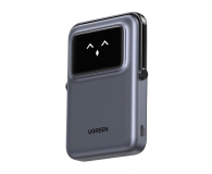 UGREEN Powerbank magnetyczny 10000mAh Uno PB572, Qi 7.5W szary - 1488612 - zdjęcie 2